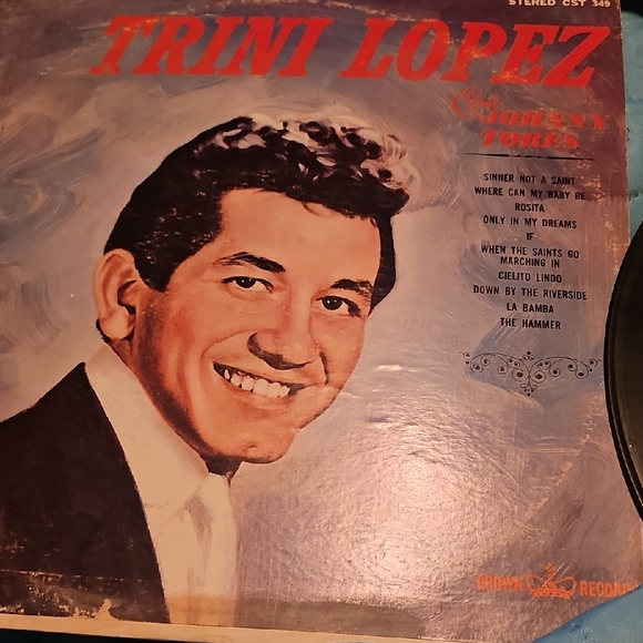 Trini Lopez & Johnny Tores - Vintage Vinyl Record La Bamba Sinner Not A Saint - Picture 2 of 5